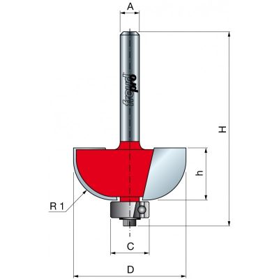 FRESA FREUD PRO 30-10206P - 6MM FREUD