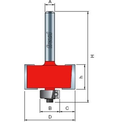 FRESA FREUD PRO 32-50006P- 6MM FREUD