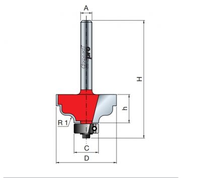 FRESA FREUD PRO 38-40206P- 6MM FREUD