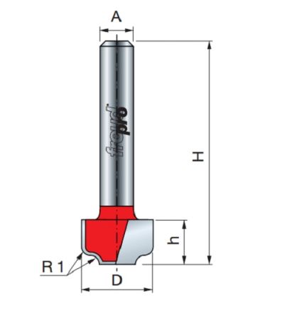 FRESA FREUD PRO 39-15206P- 6MM FREUD