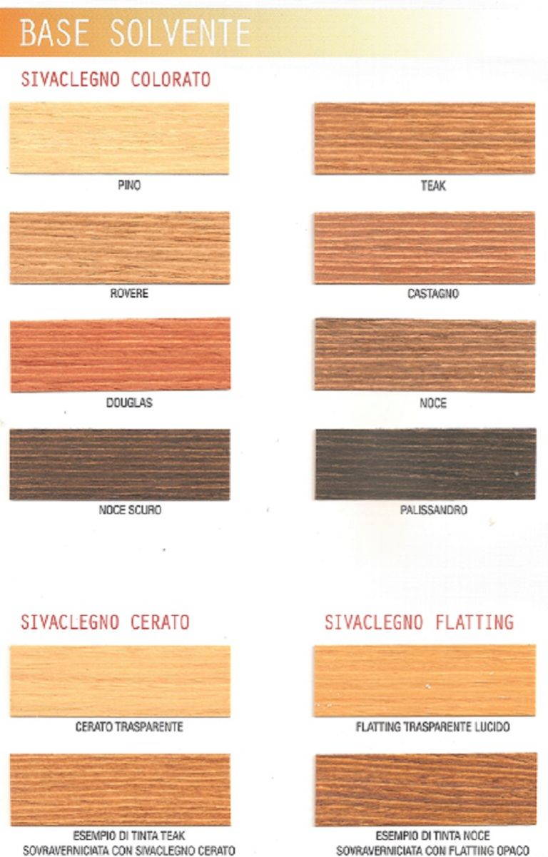 SIVACLEGNO CERATO TRASPARENTE E COLORATI ML 750
