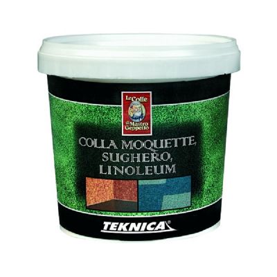 COLLA MOQUETTE, SUGHERO, LINOLEUM 1 KG TEKNICA