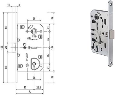 SERRATURE AGB MEDIANA PATENT ART.1101 AGB